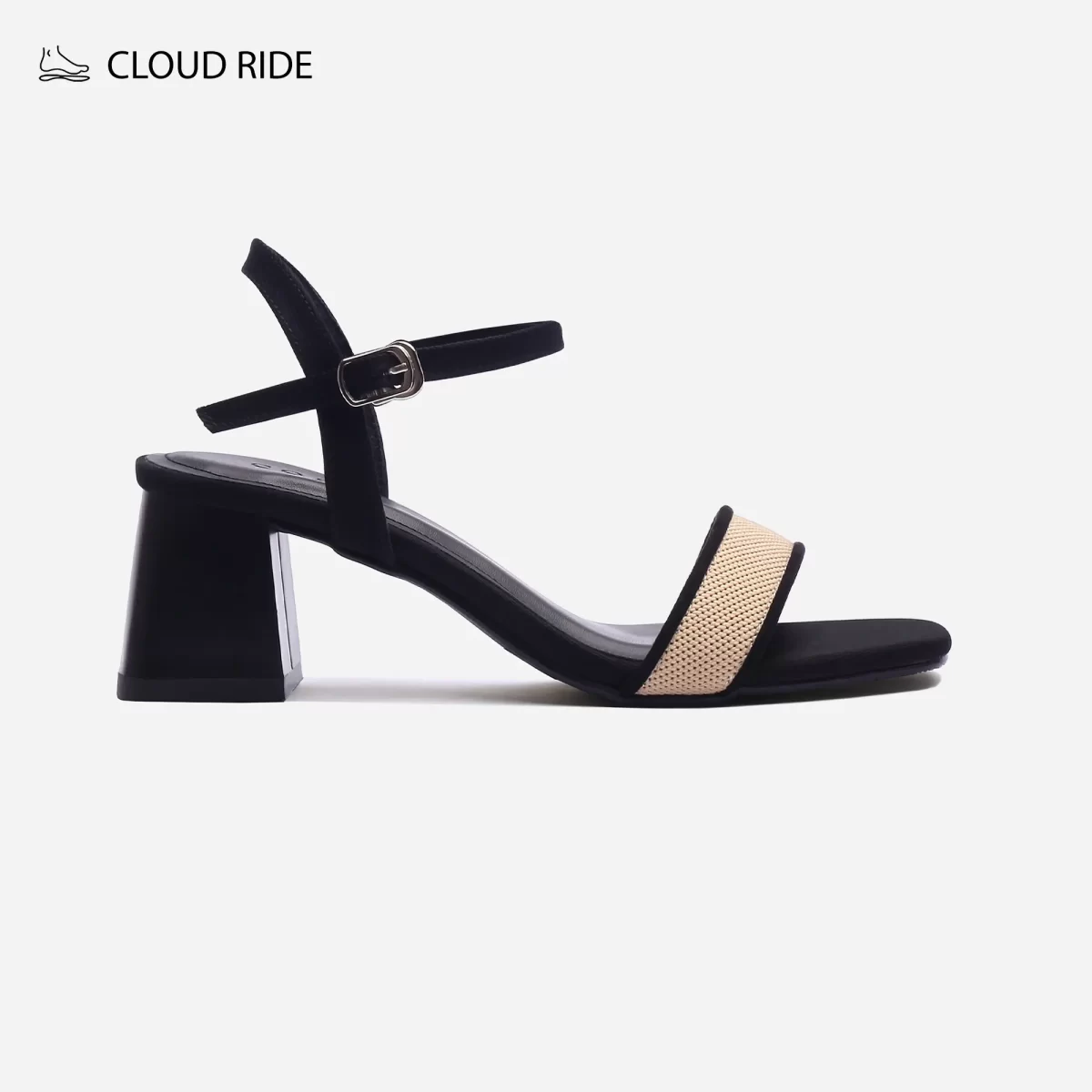 Giày Sandal Mũi Vuông Ivory