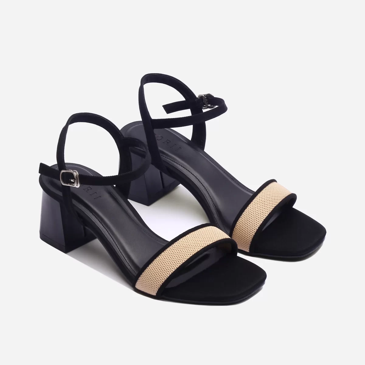 Giày Sandal Mũi Vuông Ivory - Ảnh 3