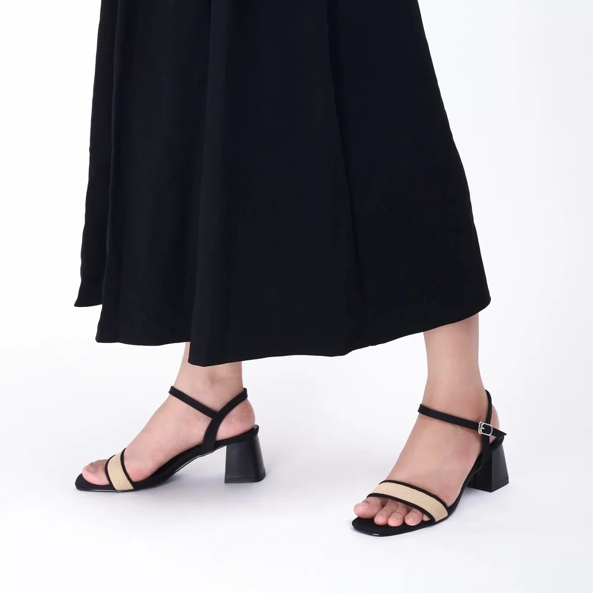 Giày Sandal Mũi Vuông Ivory - Ảnh 4