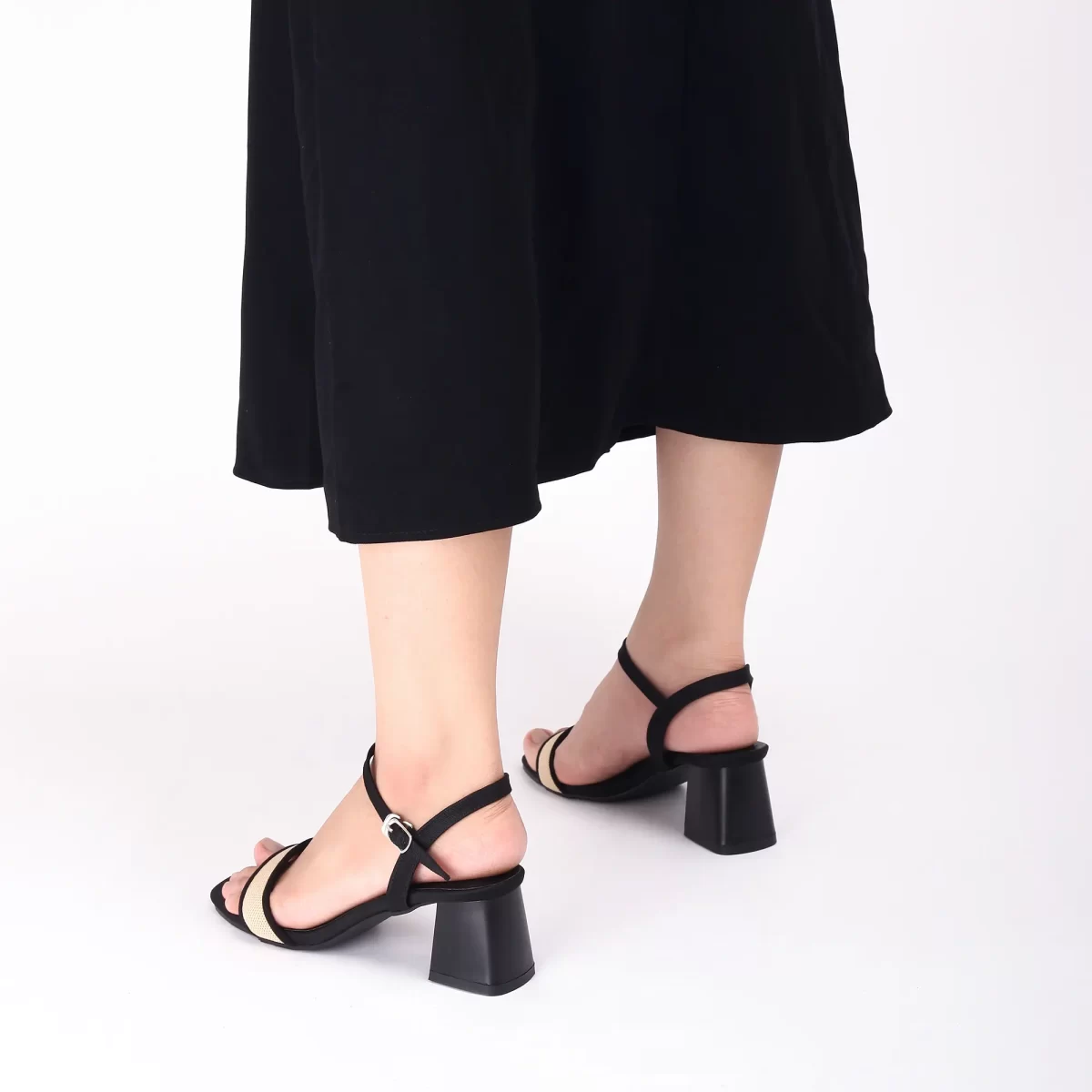 Giày Sandal Mũi Vuông Ivory - Ảnh 6