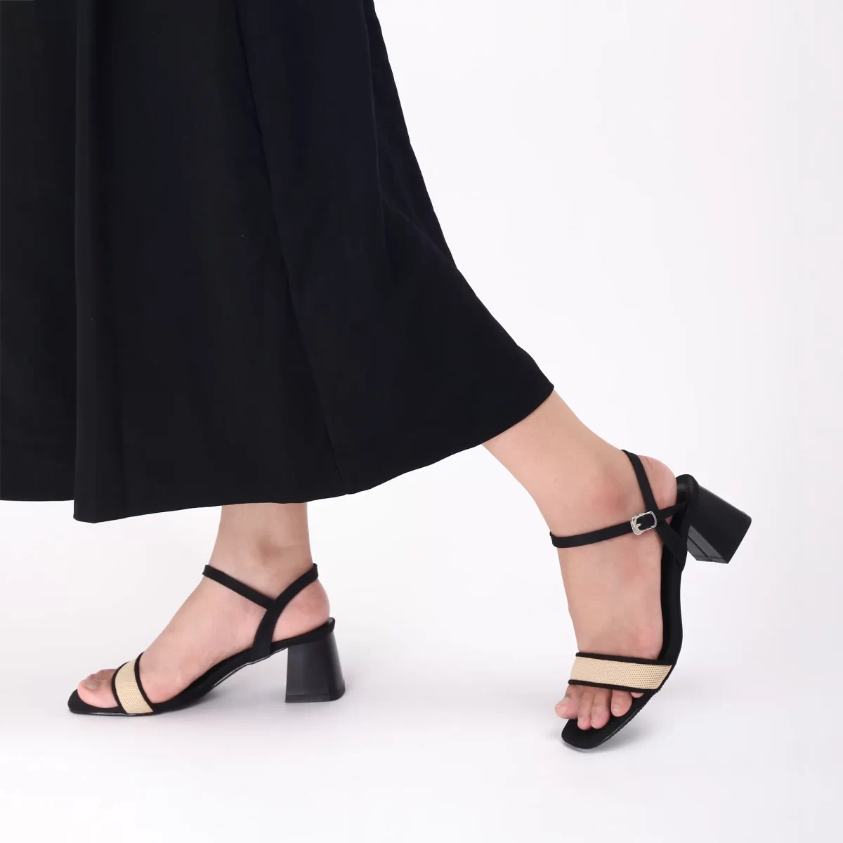 Giày Sandal Mũi Vuông Ivory - Ảnh 5