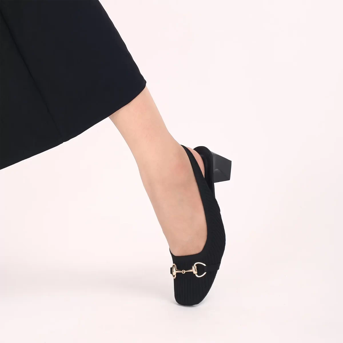 Giày Slingback Gót Trụ The Aura - Họa tiết Sóng - Ảnh 7