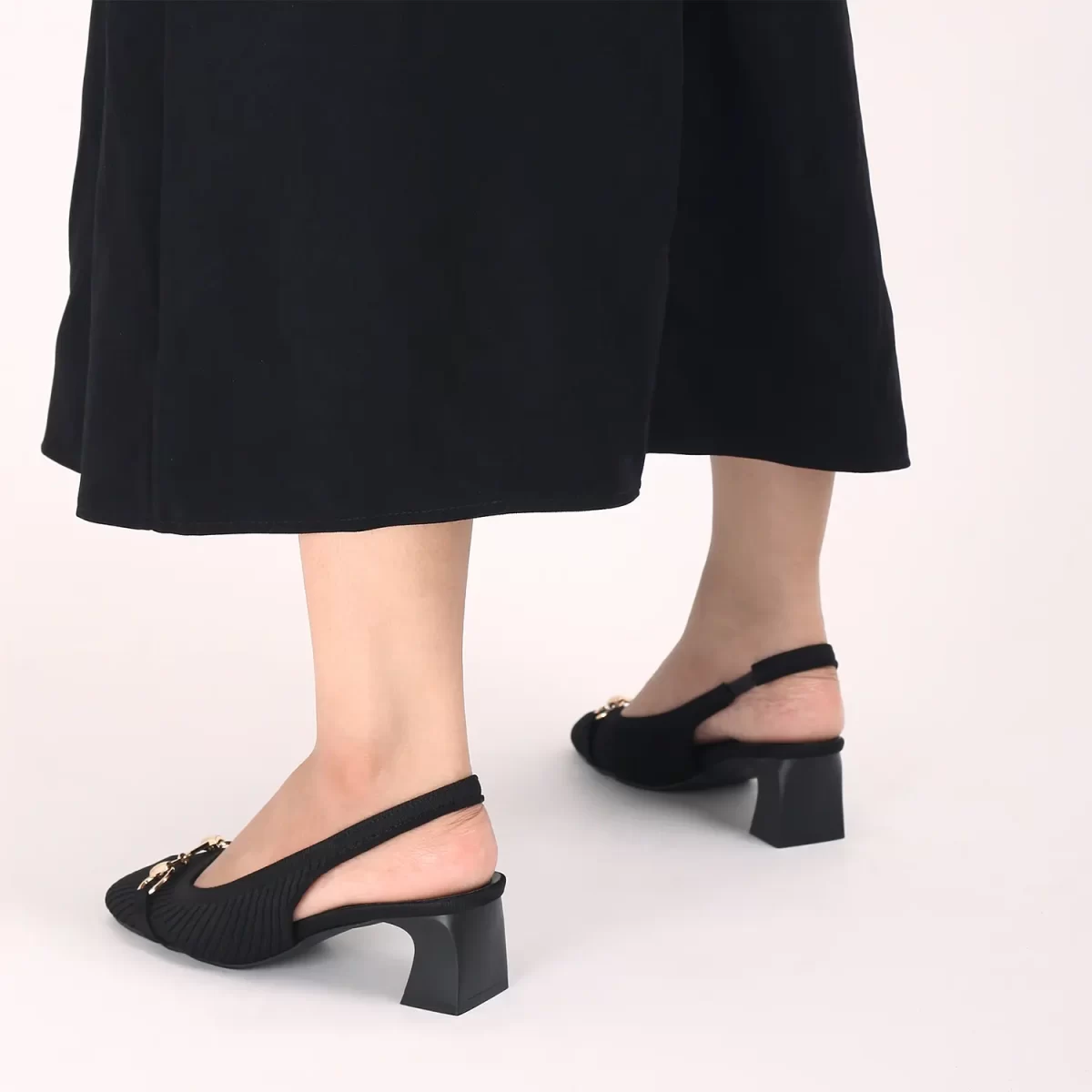 Giày Slingback Gót Trụ The Aura - Họa tiết Sóng - Ảnh 8
