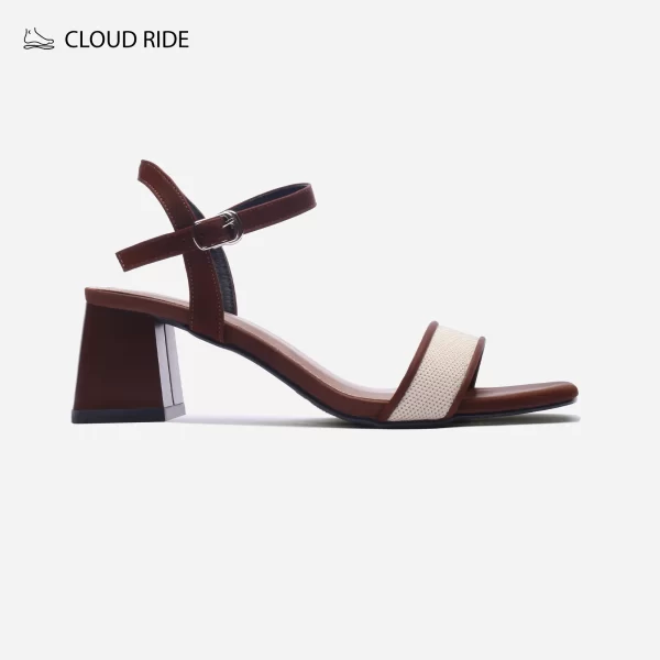 Giày Sandal Mũi Vuông Ivory