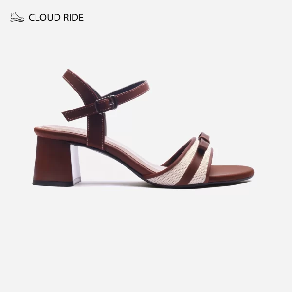 Giày Sandal Mũi Tròn Shine & Bow